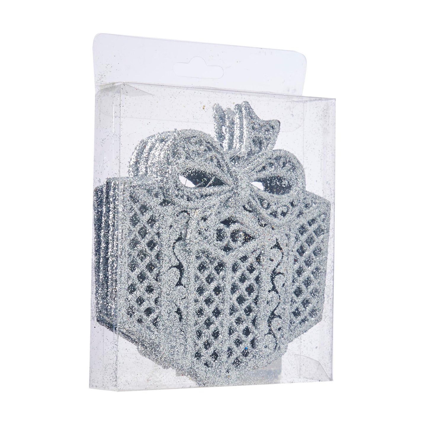 12cm Glitter Hanging Present HS359 (5pcs)