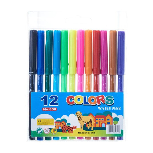 12p Color Water Pens