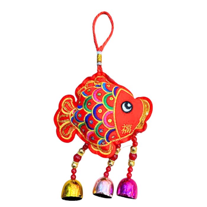 Hanging Embroidery with Bells