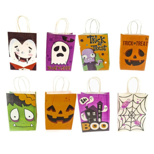 Halloween Kraft Paper Bag (12pcs)