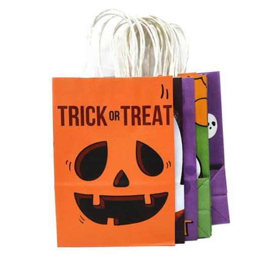 Halloween Kraft Paper Bag (12pcs)