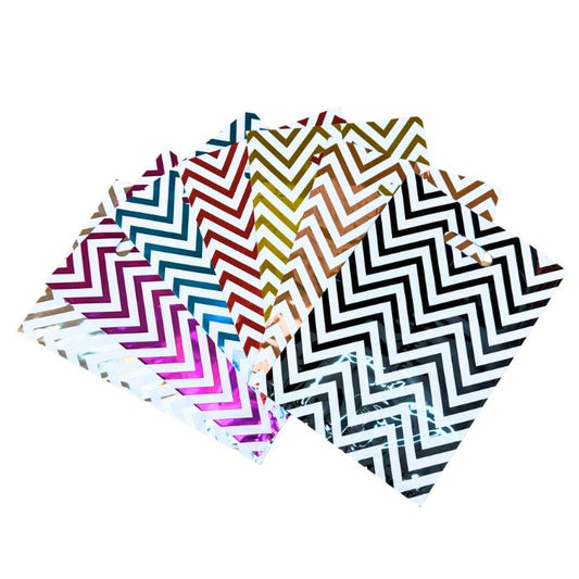 17x25cm Wave Metallic Loot Bag (10pc)