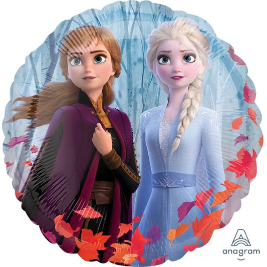 18 Inch Frozen 2 Elsa Anna Round Foil Balloon A40386