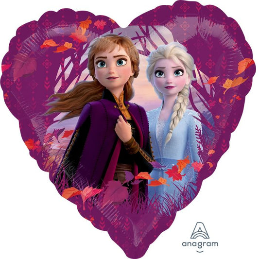 18 Inch Frozen 2 Elsa Anna Heart Balloon A4044901