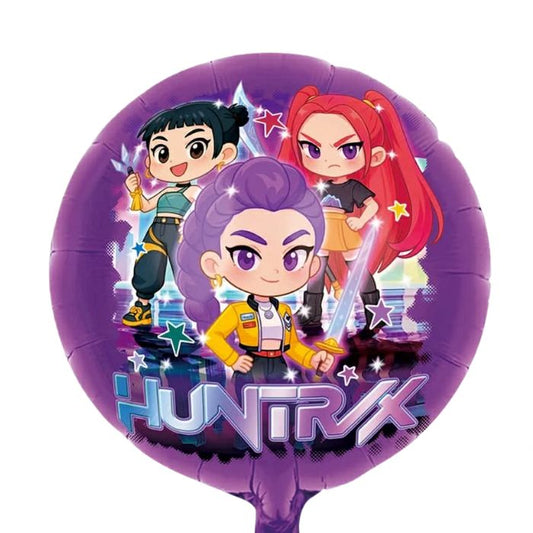 18 Inch Kpop Demon Hunters Foil Balloon BYQ372