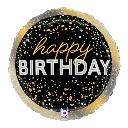 18 Inch Round Metallic Birthday Party Foil Balloon BL26370P