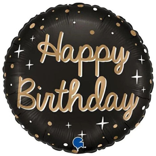 18 Inch Round Sparkling Birthday Foil Balloon GB78219P