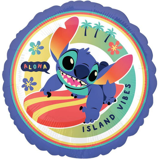 18 Inch Lilo and Stitch Round Foil Balloon A4661601