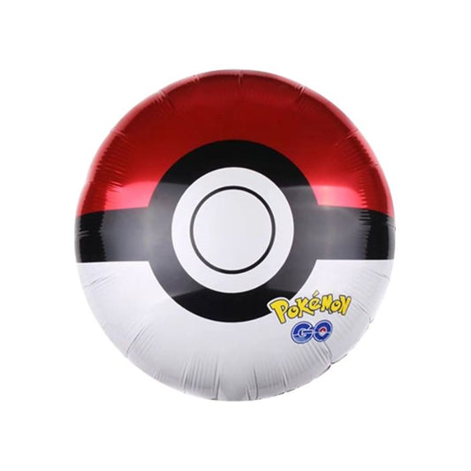 18 Inch Pokeball Round Foil Balloon