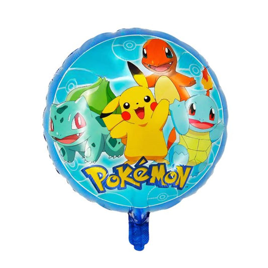 18 Inch Pokemon Blue Foil Balloon