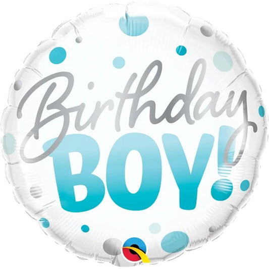 18 Inch Birthday Boy Round Foil Balloon Q18874