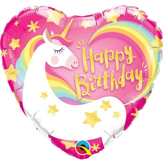 18inch Birthday Unicorn Q57319 Foil Balloon