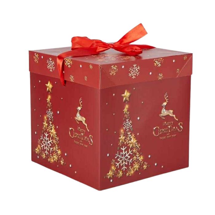 Christmas Paper Present Box