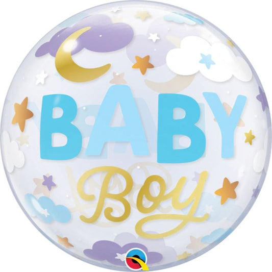 22 Inch Baby Boy Sweet Dreams Bubble Balloon Q24905