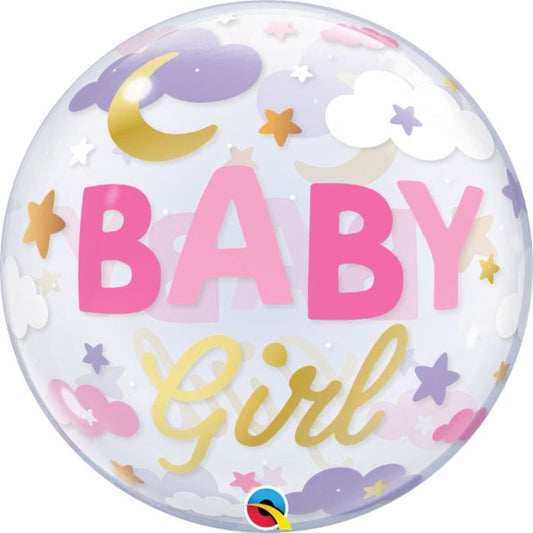 22 Inch Baby Girl Sweet Dreams Bubble Balloon Q24904