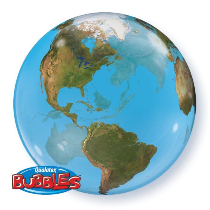 22 Inch Planet Earth Deco Bubble Balloon Q16871