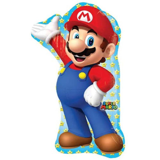 33 Inch Mario Bros Supershape Foil Balloon A32010