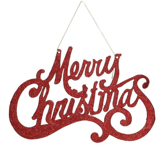 24cm Merry Christmas Hanging Decoration HS100