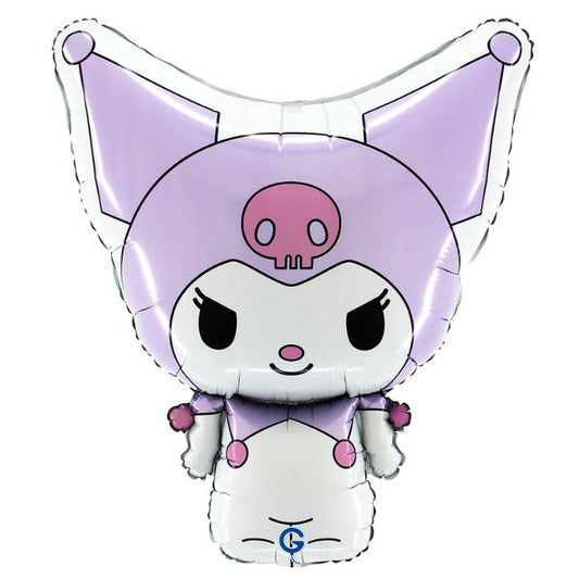 24 Inch Kuromi Lilac Foil Balloon GBL264P