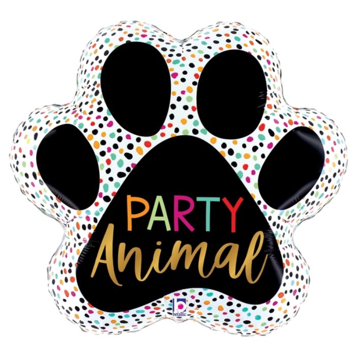 24 Inch Party Animal Paw Foil Balloon BL25202P