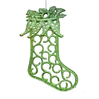 24cm Glitter Hanging Sock HS233