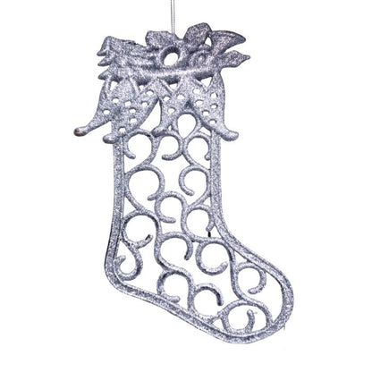 24cm Glitter Hanging Sock HS233