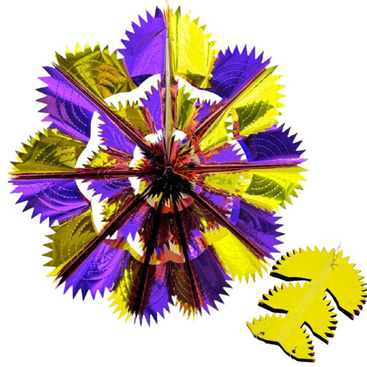 25" Diwali Foil Fan Decoration TY007