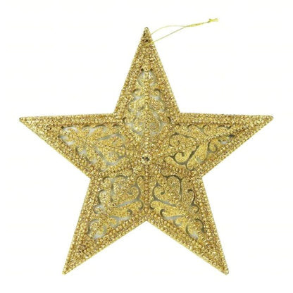 25cm Glitter Hanging Star HS120