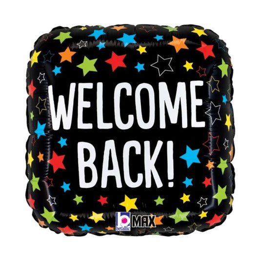 18 Inch Square Welcome Back Foil Balloon BL26228P
