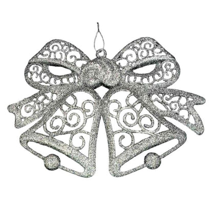 27cm Glitter Bell Hanging Decoration HS111
