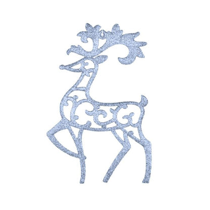 28cm Glitter Hanging Reindeer HS132