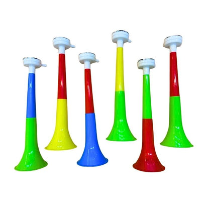 28cm Plastic Horns (12pcs)