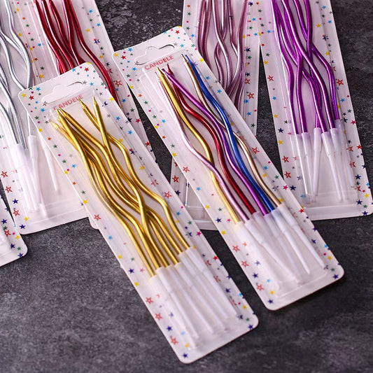 Thin Wavy Candles