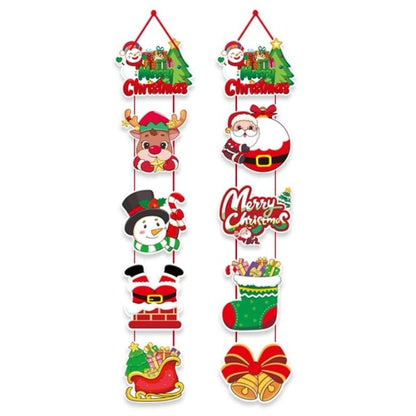 2pc Christmas Paper Hanging Decoration SDMG-04 (Christmas Ornaments)