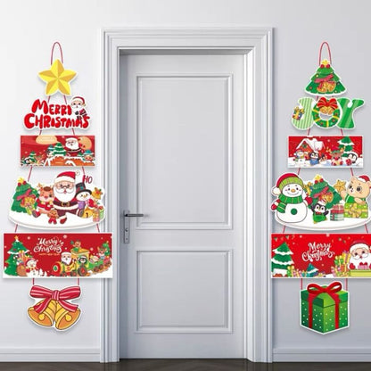 2pc Christmas Paper Hanging Decoration SDMG-05 (Christmas Tree)