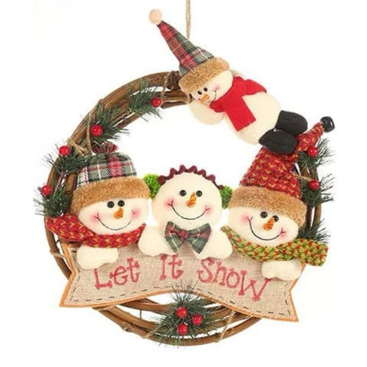 30cm Twine Wreath with Soft Toy