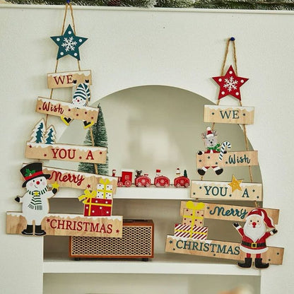 30x50cm Wooden Christmas Hanging Decoration
