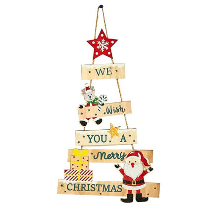 30x50cm Wooden Christmas Hanging Decoration