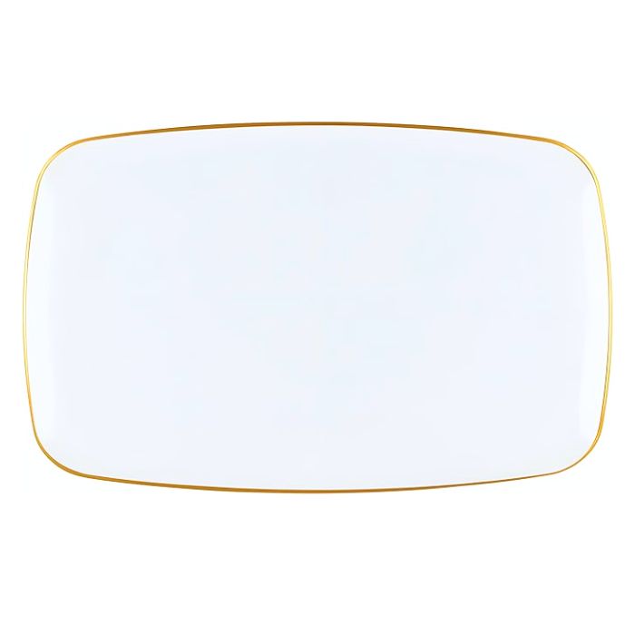 32cm Premium Rectangle Plastic Plate (3pcs)