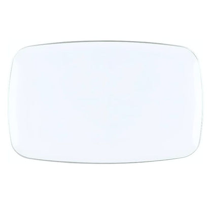 32cm Premium Rectangle Plastic Plate (3pcs)