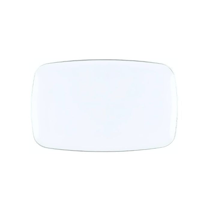 24cm Premium Rectangle Plastic Plate (6pcs)