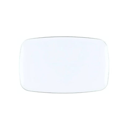 24cm Premium Rectangle Plastic Plate (6pcs)