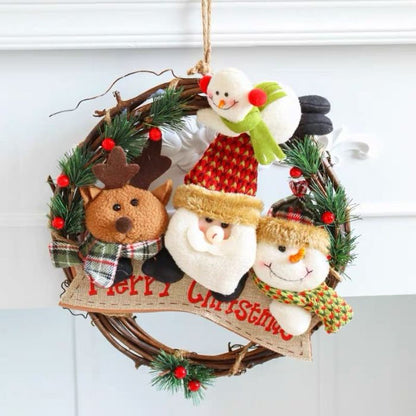 30cm Twine Wreath with Soft Toy