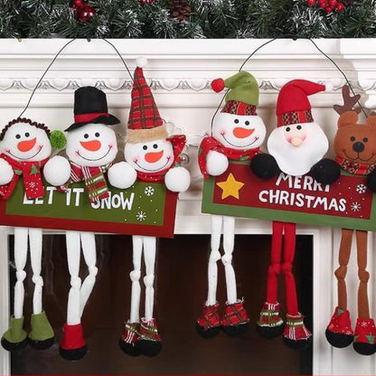 32x50cm Wooden Sign with Soft Toy Decoration