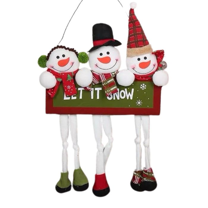 32x50cm Wooden Sign with Soft Toy Decoration