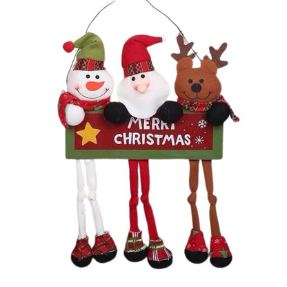 32x50cm Wooden Sign with Soft Toy Decoration