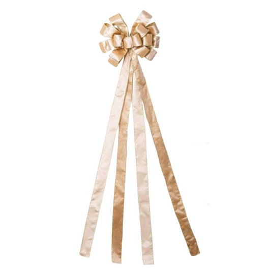 33x135cm Velvet Fur Ribbon Bow