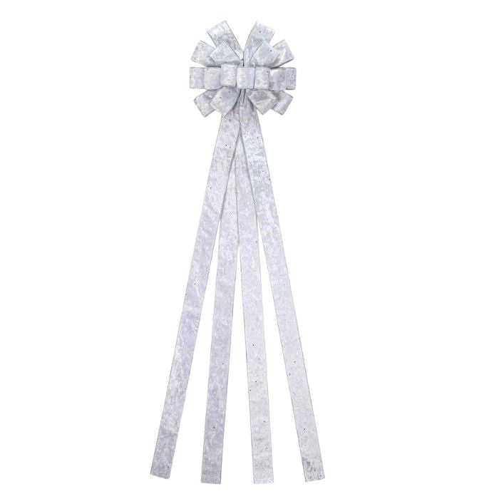 33x135cm Velvet Fur Ribbon Bow