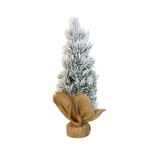 Snow Tip PVC Tabletop Pine Tree