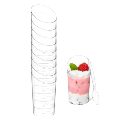 3oz Slanted Dessert Cup 10pcs MY-4578